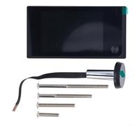 snowchecking Spioncino digitale con grandangolo da 120°, schermo LCD da 3,5", video HD 720p per la sicurezza dell'ingresso domestico, corpo in lega di zinco, monitoraggio continuo