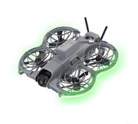 Snowchecking Striscia LED impermeabile anti-collisione per DJI Neo 2, accessorio per volo notturno in silicone che offre illuminazione rossa, verde, blu per un'antenna migliorata (verde)