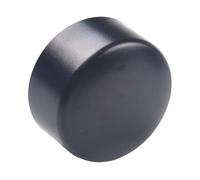 snowchecking Tappo terminale per corrimano, copertura rotonda per gradini delle scale, protezioni per corrimano per diametro di 45 mm e 50 mm, raccordi in acciaio inossidabile nero antiruggine con