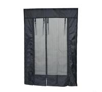 Snowchecking Tenda magnetica per la privacy della porta dell'auto con cerniera per campeggio all'aperto RV veicolo nero 180 x 133 cm