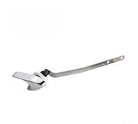 snowchecking Worldwide - Kit di ricambio per maniglia WC lato sinistro, leva di scarico cromata lucida per serbatoio WC, acciaio inossidabile, 20,3 cm di lunghezza x 7,6 cm di larghezza