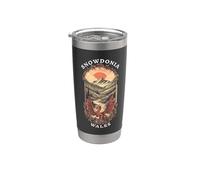 Snowdonia e Drago del Galles Celtico Bicchiere termico in acciaio inox doppia parete