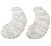SNOWDROP Set di 2 cuscini Per Bambini Bianco 40 x 25 cm Cotone