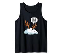 Snowed in Renna Send Help Funny Xmas Christmas Costume Canotta