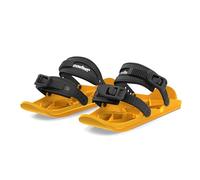 Snowfeet Basic - Mini Short Ski Skates for Snow | Skis for Winter Shoes | Short Snowskates Snowblades Skiboards | The Real Original (Red)