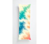 Snowflake Orange Body Pillow Cover 14x40 Inch, Durable Velvet pillow Case Blue, Long body Pillow case cover Soft Breathable, Decorative Bolster Pillowcase for Hotel Couch Bedroom