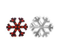 Snowflake Winter Decoration Mold - Reusable Silicone Craft Template, 3D Ornament Casting Tool, Nonstick Resin Form | Seasonal Gift Creation, Handmade Candle Studio Project, Jewelry Tray Crafting