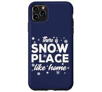 Snowflakes There Is Snow Place Like Home For Winter Holiday Custodia per iPhone 11 Pro Max