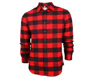 Snowleader - Camicia da uomo in flanella a quadri - Rebloch'Shirt Red per Uomo in Pelle - Taglia L - rosso