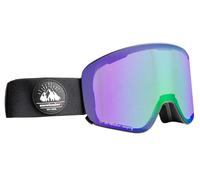 Snowleader - Maschera da sci - Moon Mixed Black Goggle Blue Snowleader - Nero