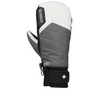 Snowlife - Moffole impermeabili da sci - Junior Unity DT Mitten Grey/White/Black - Taglia Bambino XL - Grigio