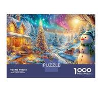 Snowman by A Cozy Lit Cottage Puzzle Da 1000 Pezzi Puzzle Classici Per Bambini E Adulti 52x38cm/1000pcs