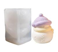 Snowman Candle Mold, Easy Release Crafts Casting Tool