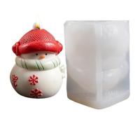 Snowman Candle Mold, Easy Release Crafts Casting Tool