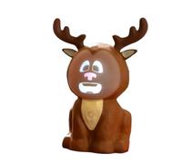 Snowman Christmas Decorations - Winking Resin Statue with Singing Interactive Features for Indoor Holiday Display in Apartment, Bedroom, Kitchen, Office, Desk, Mantel, Shelf, Entryway, or Porch