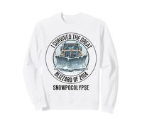 Snowpocalypse Survivor Storico Tempesta Invernale Umorismo Felpa