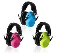 Snowth 3 Set Cuffie antirumore bambini, Protezione uditiva bambini - Cuffie antirumore con SNR elevato di 26 dB, Hearing Protection Earmuffs with Autism, Tuoi Bambini dai Rumori Forti Fuoco
