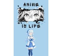 Snowy Days - Anime Is Life (Winter Edition): Lined Notebook | 120 Pages | 5 x 8 Inch | Cute Anime Winter Journal