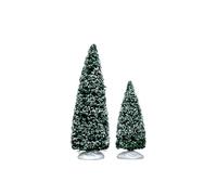 Snowy Juniper Tree Medium & Small Set of 2 Cod. 34665