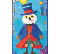 Snowy Owl Gentleman Journal - 6×9 Lined Notebook | Vintage Writing Journal, Gift for Nature Lovers & Bird Watchers