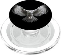 Snowy Owl in Flight PopSockets PopGrip per MagSafe