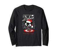 Snowy Santa Cat Maglia a Manica