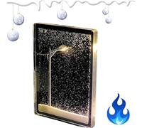 Snowy Street Lamp, DIY Snow Scenery Night Light, Snow Scenery Street Lamp Snowflake Lamp, Bedside Lamp, Snowy Night Street Lamps Night Light for Bedroom Christmas Indoor Party Decoration (*1)