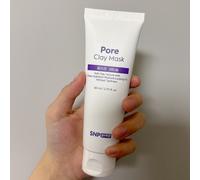 SNP Prep Pore Clay Mask 80 ml Wash Off Mask Collagen Retinol Mask Pore Care Mask