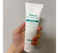 SNP Prep Sebum Schiuma Mask 80ml Wash Off Pore Deep Care Mask Sebo Control NUOVO