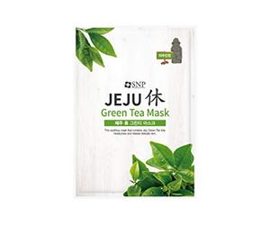 SNP Shining Nature Purity Maschera di tè verde jeju Confezione da 10 Tè verde