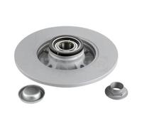 SNR 2x Disco Freno Posteriore Ø250 MM Rivestito per Peugeot 207 Cc WD_ 1.6 16V