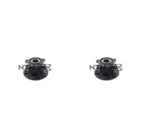 SNR 2x Mozzo Ruota Kit Cuscinetto Ruota Posteriore per Nissan Qashqai II SUV J11