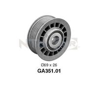 SNR GA351.01 Galoppino/Guidacinghia, Cinghia Poly-V per MERCEDES-BENZ,SSANGYONG