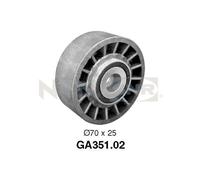 SNR GA351.02 Rullo tenditore, Cinghia Poly-V per MERCEDES-BENZ
