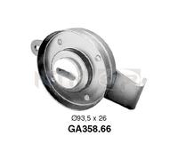 SNR GA358.66 Rullo tenditore, Cinghia Poly-V per PEUGEOT