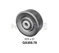 SNR GA359.78 Rullo tenditore, Cinghia Poly-V per CITROËN,PEUGEOT