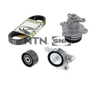 SNR KAP855.180 Pompa acqua + Kit cinghia Poly V per NISSAN,OPEL,RENAULT,VAUXHALL