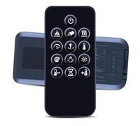 Snrigw Telecomando adatto per camino elettrico Dimplex Multi-Fire plug-in 6700590200RP XHD33L 6910090259 XHD33G 6910090559 XHD28L 6913840259 6909970259 6700580 200RP