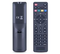 Snrigw Telecomando di ricambio adatto per TeleSystem Decoder digitale terrestre HEVC HD HDR HLG TS6815 T2HEVC DVB-T2