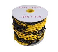 SNS SAFETY LTD Catena in Plastica Nera e Gialla 6mm 50,0 metri