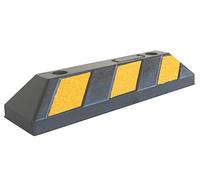 SNS SAFETY LTD Fermaruota in Gomma, per Parcheggi e Garages, Nero e Giallo, 55x15x10 cm (Pacco da 1)