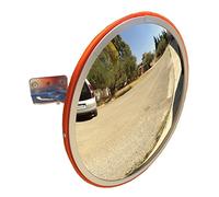 SNS SAFETY LTD Specchio Convesso di Sicurezza da Traffico, Elimina Angoli Ciechi Interni ed Esterni, per Strade, Magazzini, Garage e Negozi. (Diametro 30 cm, Staffa di Fissaggio Parete)