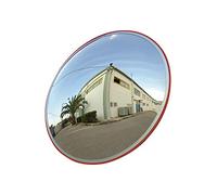 SNS SAFETY LTD Specchio Convesso di Sicurezza da Traffico, Elimina Angoli Ciechi Interni ed Esterni, per Strade, Magazzini, Garage e Negozi. (Diametro 60 cm, Staffa di Fissaggio Parete)