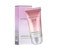 Snscreen Cream UV Isolation SPF50+, protezione solare ultra-idratante, blocco solare leggero, non grasso e lungo lungo per tutti i tipi di pelle, 60 ml (1pcs)