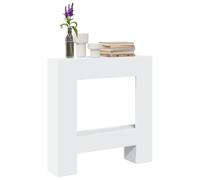 Snsowed Cornice per Camino Bianca 81x18x82 cm in Truciolato,Cornice per Camino,Cornice Decorativa Caminetto-854598