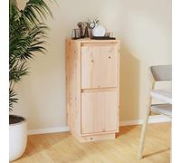 Snsowed Credenza 31,5x34x75 cm in Legno Massello di Pino,Credenza,Credenza Soggiorno,Credenza Moderno,Credenza Salvaspazio,Mobile da Cucina/Soggiorno-813380