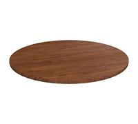 Snsowed Piano Tavolo Rotondo Marrone Scuro Ø70x1,5 cm Rovere Trattato,Piano Tavolo Moderno,Piano per Tavolo,Ideale per Scrivania/Pranzo/Caffè/Cucina-342969