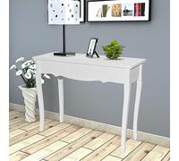 Snsowed Tavolo Consolle da Trucco Bianco,Tavolo Consolle,Tavolo Consolle Ingresso,Tavolo da Consolle Soggiorno Moderno-241144