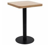 Snsowed Tavolo da Bistrot Marrone Chiaro 50x50 cm in MDF,Tavolo da Bistrot,Tavolo da Giardino,Tavolo Bistrot Moderne-286427