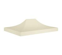 Snsowed Tetto per Tendone per Feste 4x3 m Crema 270 g/m²,Tetto per Tendone per Feste,Tetto Gazebo Impermeabile,Tetto di Ricambio per Gazebo Giardino-315349